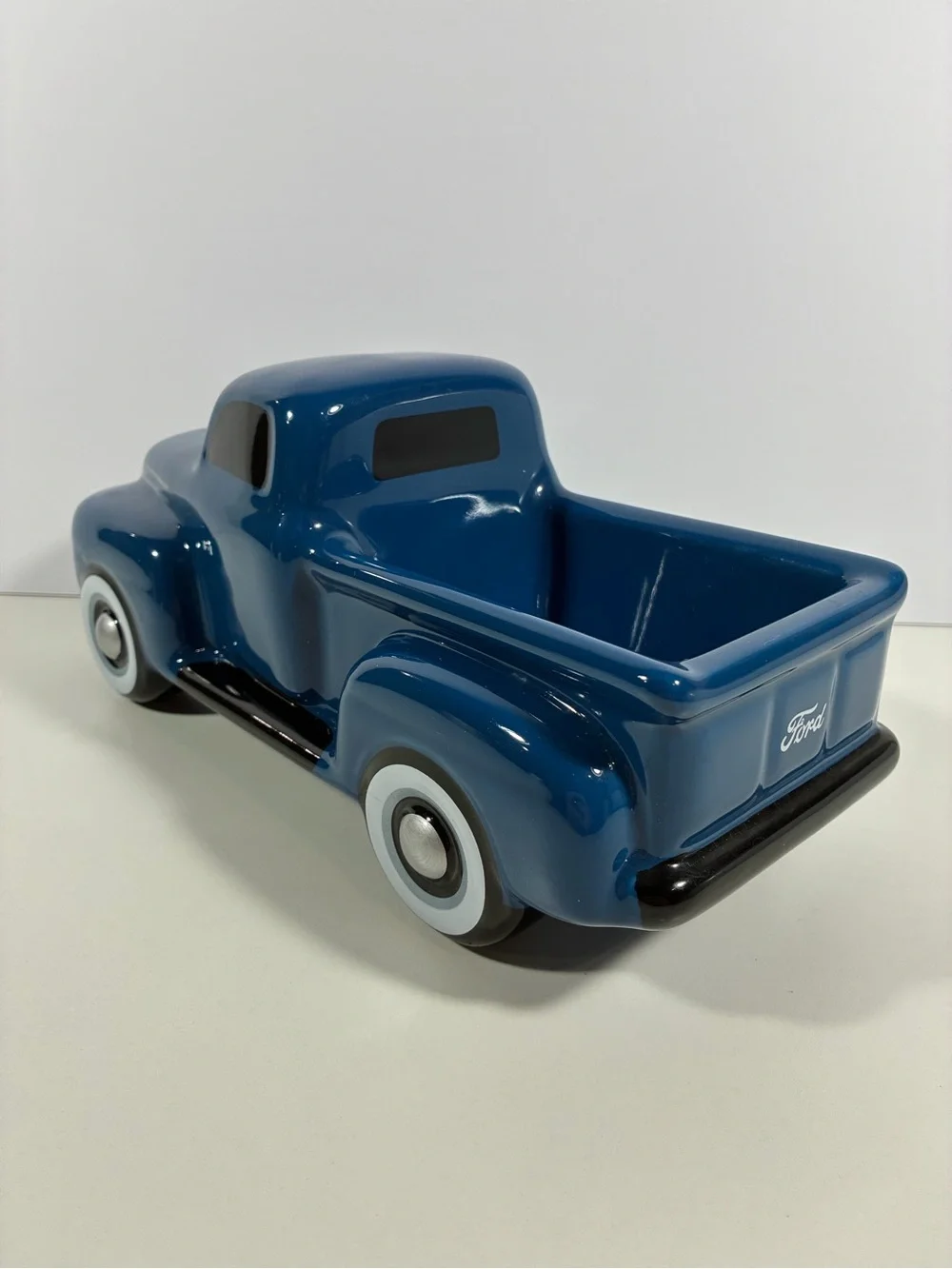 Official Licensed Blue 1948 Ford F-1 Ceramic Pickup Truck Teleflora Fathers Day